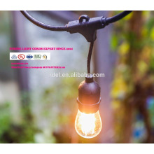 LST-181 String Lights with Clear Bulbs, UL listed Backyard Patio Lights, Colgante para interior / exterior String Light